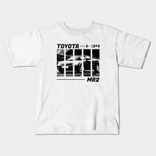 TOYOTA MR2 MK3 Black 'N White 3 Kids T-Shirt